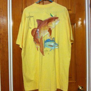 Guy Harvey Autographed Shirt Redfish